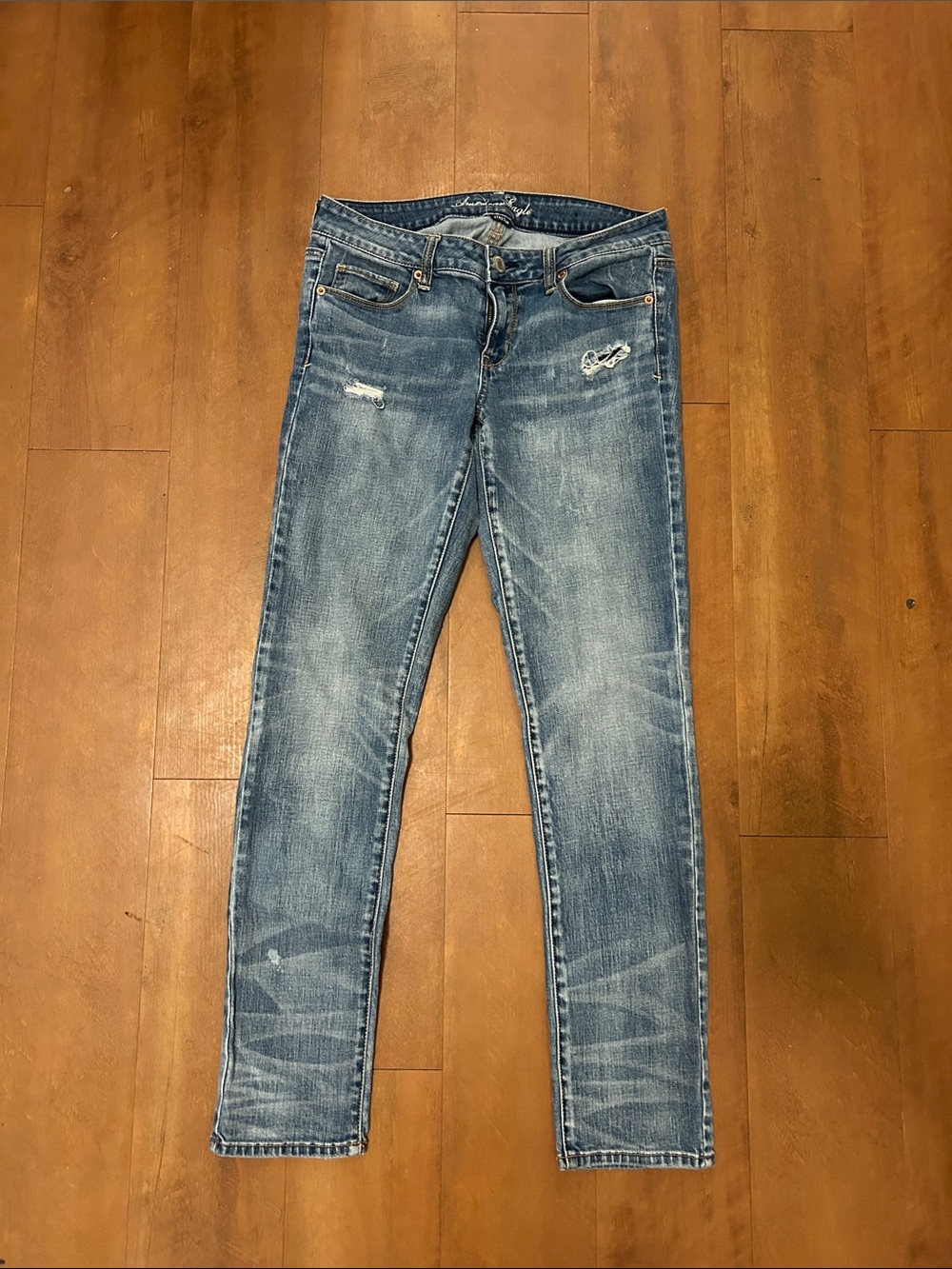 American Eagle Outfitters Light Blue Skinny Jeans